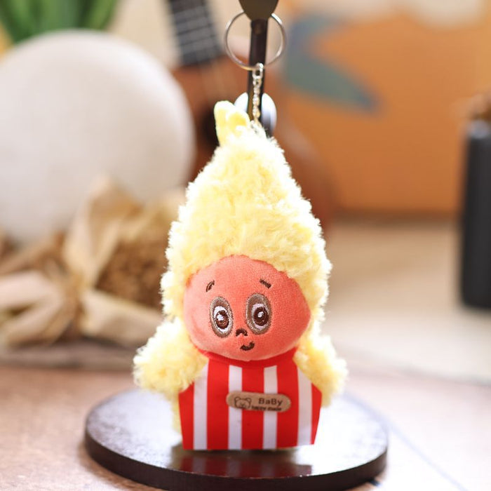 Wholesale Cute star pendant plush toy doll cartoon bag pendant keychain doll