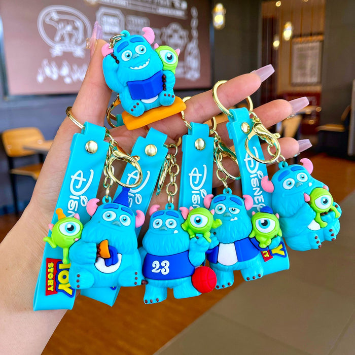 Wholesale Cartoon Monster Keychain Cute Doll Bag Pendant