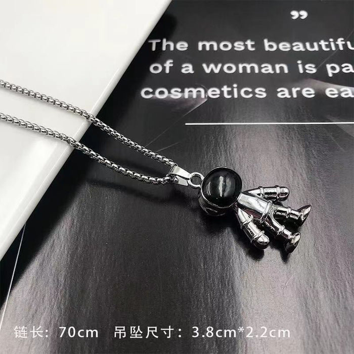 Wholesale Personalized Children's Stainless Steel Necklace JDC-NE-YSJZ009