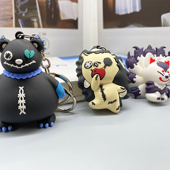 Wholesale Cartoon Anime PVC 3D Doll Keychain Bag Pendant Blind Box Doll Ornament Wholesale