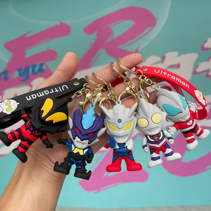 Wholesale Keychain, soft rubber figurine, couple's backpack pendant, hanging decoration, car keychain, small gift wholesale