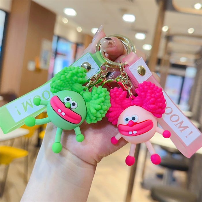 Wholesale Cartoon 3D Doll Keychain Car Bag Pendant