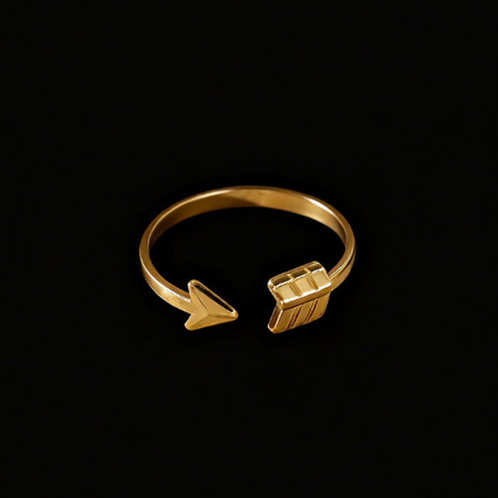 Wholesale Titanium Steel Cupid' s Arrow Ring