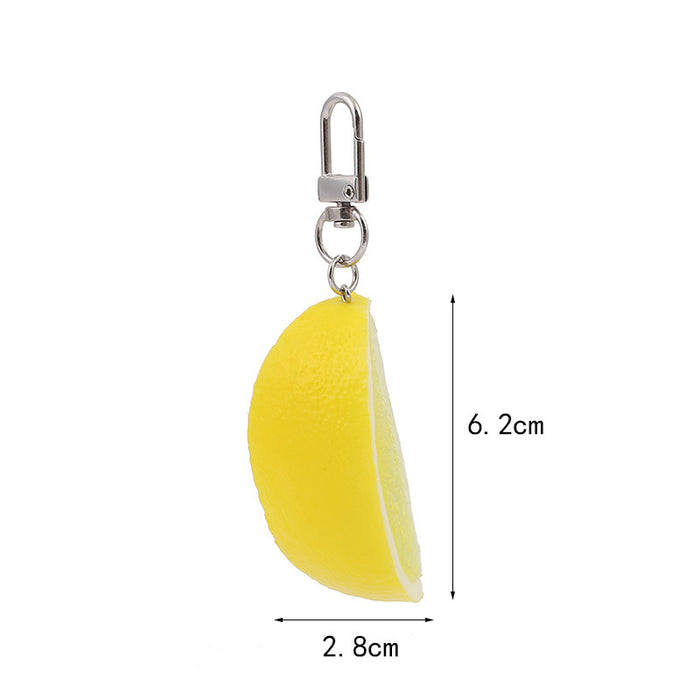 Wholesale Fruity PVC Keychain Chic Decorative Accessory for Bag Charm or Gift MOQ≥2