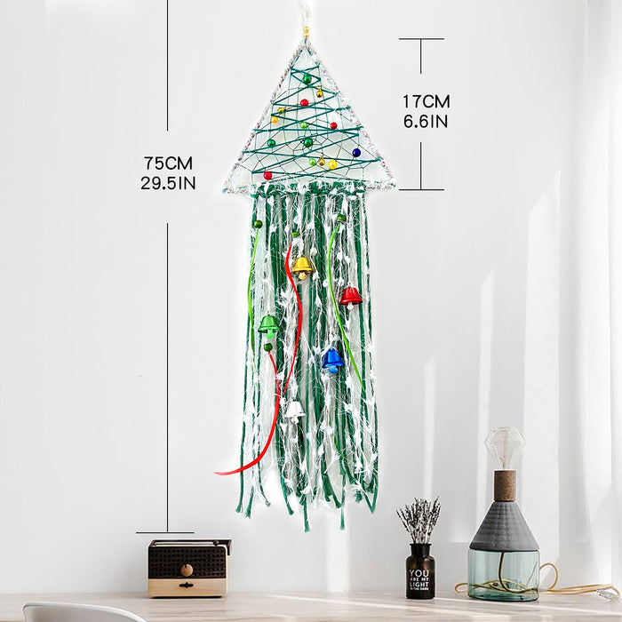 Wholesale Christmas Tree Dream Catcher Wind Chime Decorative Hanging Ornament MOQ≥2