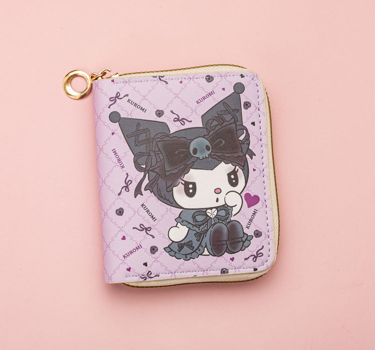 Wholesale Cartoon Anime Cute Short Zipper Wallet Wallet Wallet Wallet Card Bag Zero Wallet