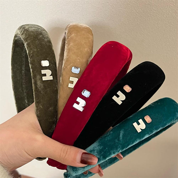 Wholesale fashion velvet imagination color diamond  texture hair accessories hairpin