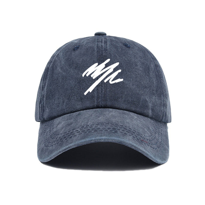 Wholesale Duck cap with simple letter print and deep top, versatile wide brimmed big toe baseball cap