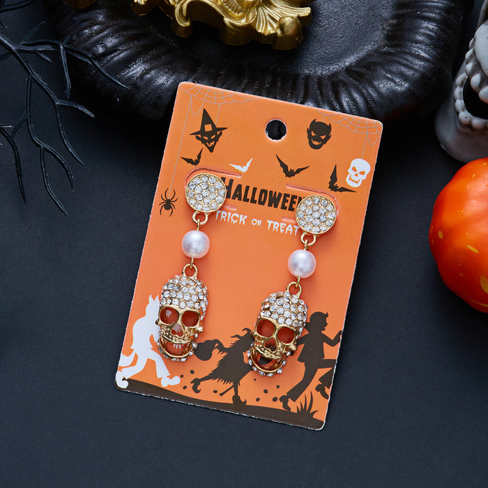 Wholesale Ghost Tassel Earrings Alloy Party Jewelry Accessory