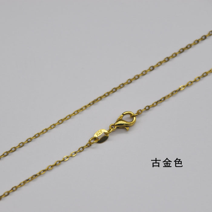 Wholesale DIY making of gold chain, gold-plated chain, color preserving matching chain, handmade necklace for women