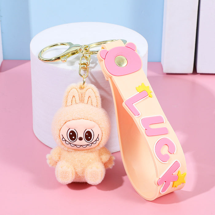Wholesale Plush keychain cartoon figurine backpack pendant car keychain small gift wholesale