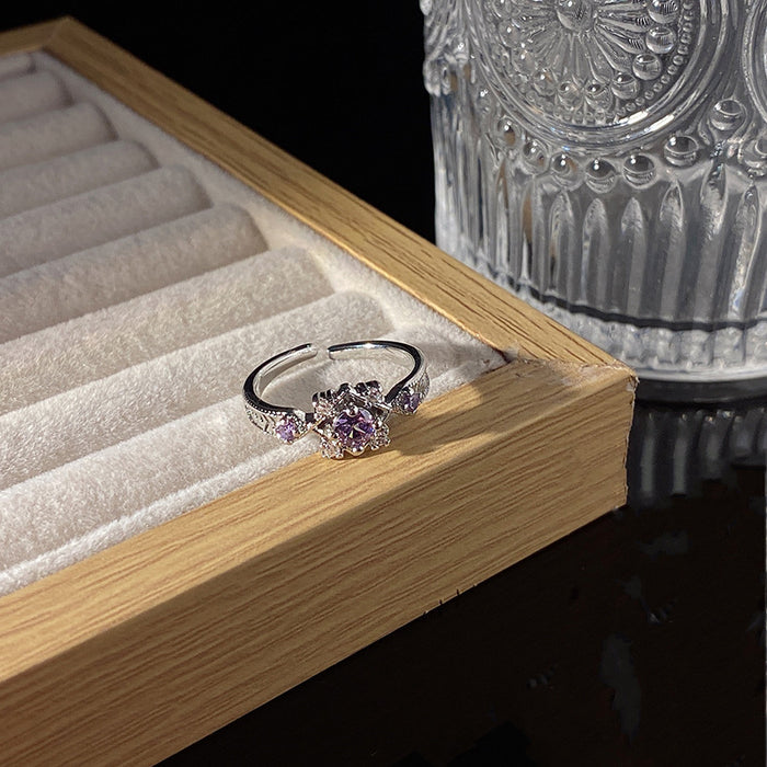 Wholesale Light luxury high-end ring elegant niche personality minimalist versatile ring accessory