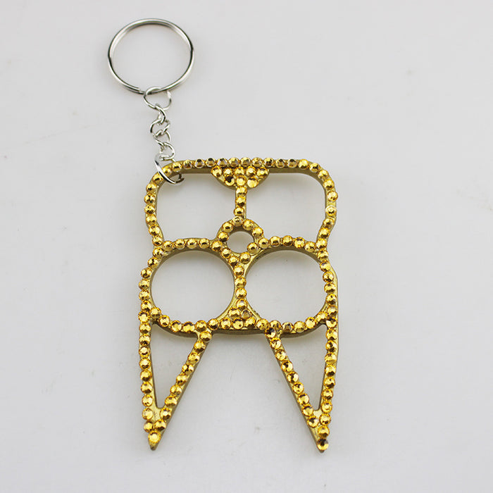 Wholesale Diamond Alloy Function Keychain  JDC-KC-TouMS016