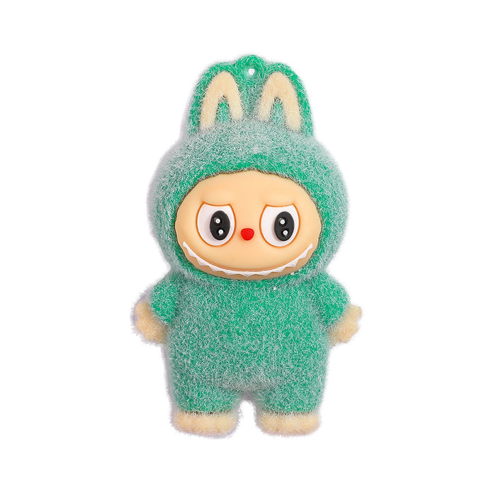 Wholesale Creative cute flocked silicone refrigerator magnet