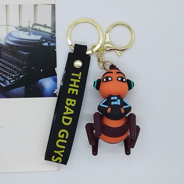 Wholesale cartoon villain alliance key chain pendant bag car key chain accessories gift