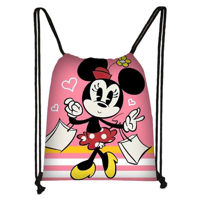 Wholesale Outdoor Portable Cute Cartoon Printed Drawstring Bag JDC-BP-Changs005