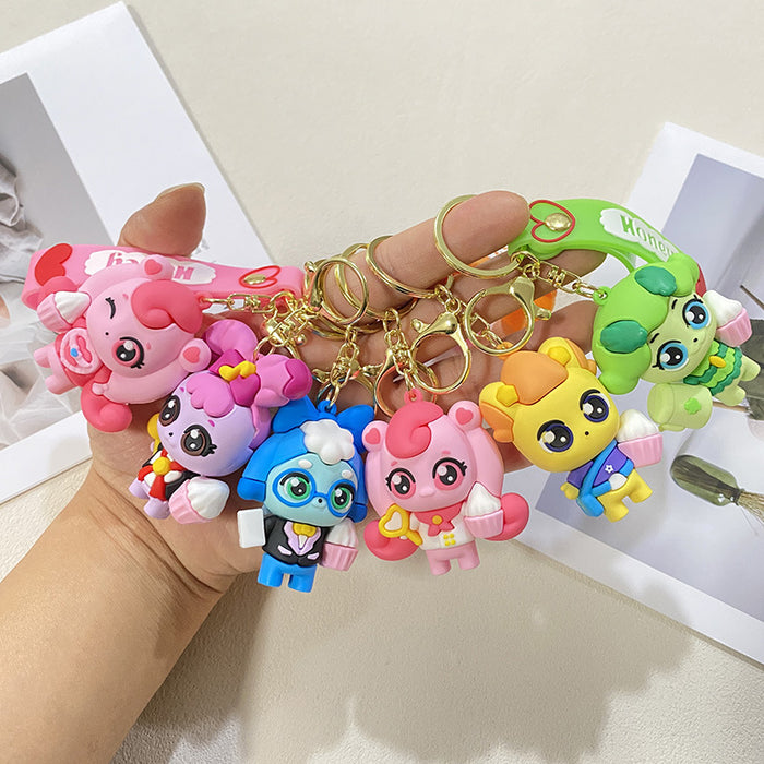 Wholesale Cute cartoon pendant school bag doll pendant keychain