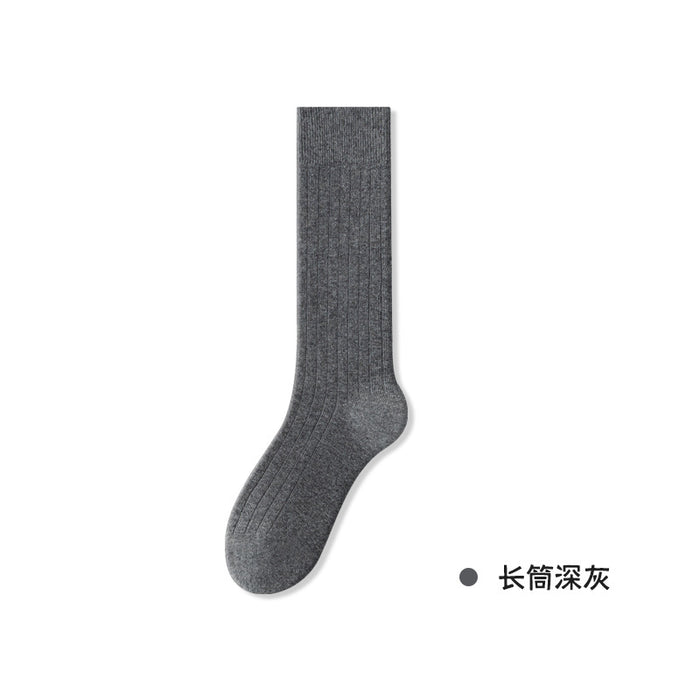 Wholesale Pile socks made of pure cotton, mid tube socks, boneless socks