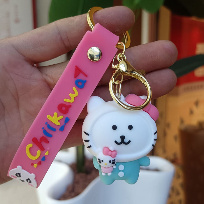 Wholesale PVC Cartoon Doll Keychain JDC-KC-KuangK017