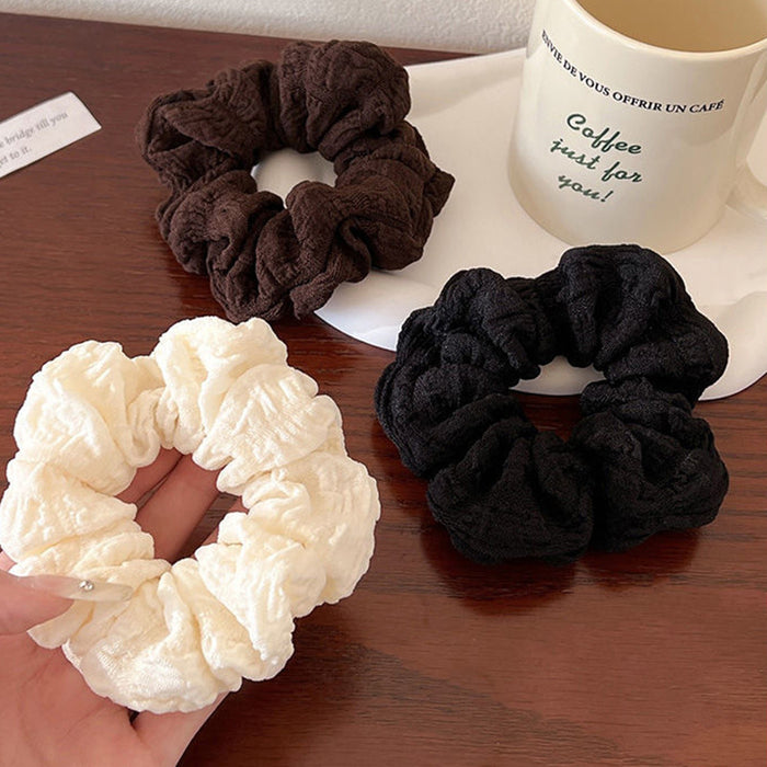 Wholesale female temperament ball head tie early autumn simple fat sausage hair rope rubber band large intestine hair ring