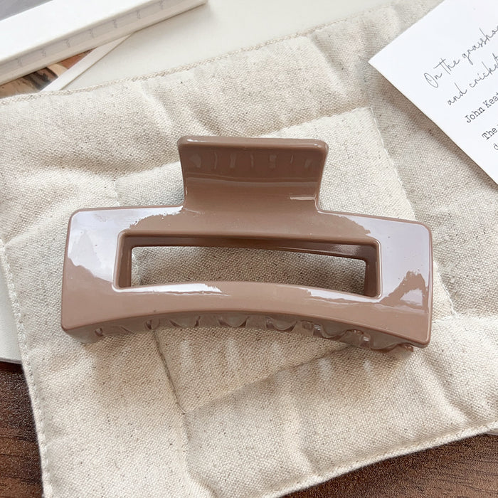 Wholesale Square Silicone Hair Clip Large Keel Design for Thick Hair Boutique Resale