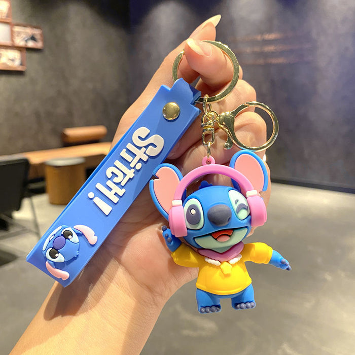 Wholesale key chain pendant cartoon doll key chain video game city small gift