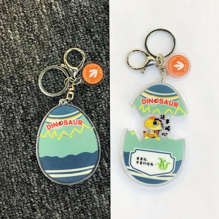 Wholesale Dinosaur keychain customization cartoon anime peripheral customization bag pendant