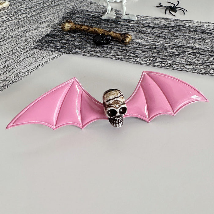 Wholesale New Halloween Headdress Dark Series Funny Pumpkin Single Eye Devil Bat Wings Side Hairpin Hairpin