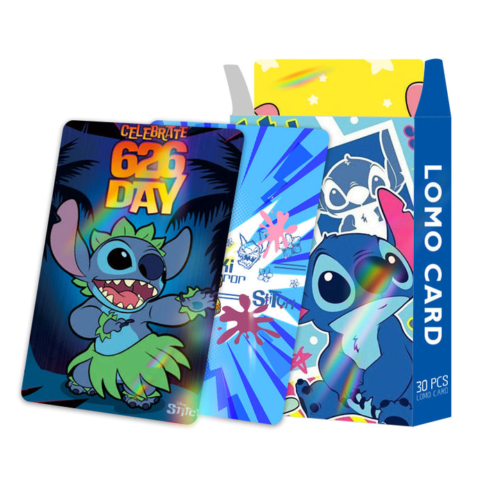 Wholesale 60pcs Laser flash card double-sided LOMO card anime peripheral boxed color printing collection card greeting card