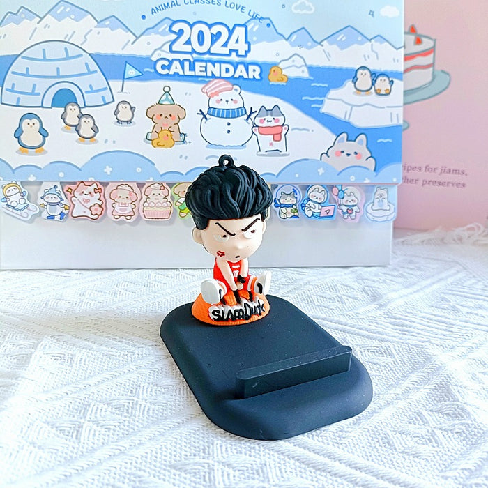 Wholesale PVC Cartoon Doll Mobile Phone Holder JDC-PS-MingT007