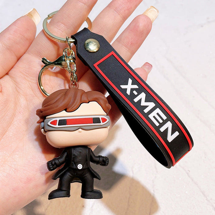 Wholesale Hero Cartoon Bag Pendant Car Keychain