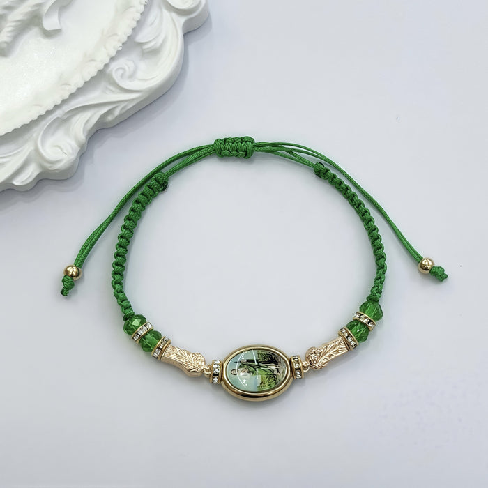 Wholesale DIY hand woven hand rope universal ins niche red rope bracelet with a light luxury and high-end feel