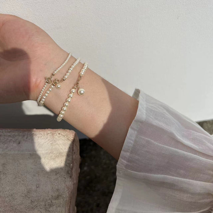 Wholesale Natural pearl bracelet, women's hand bead jewelry bracelet, jewelry bracelet