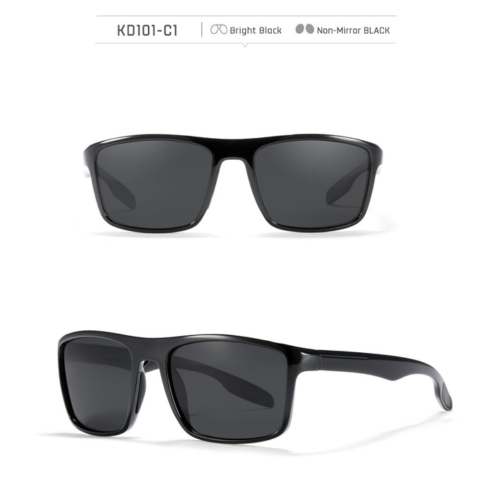 Wholesale P Non-marked Polarized Color Changing Square Frame Sunglasses JDC-SG-KaiDian006