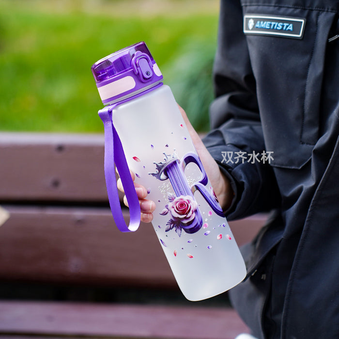 Wholesale Simple letter water bottle