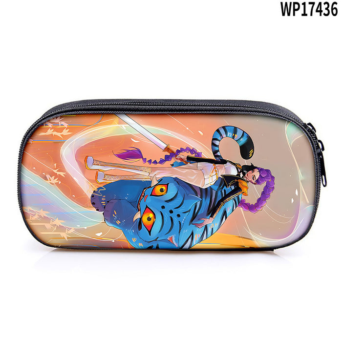 Wholesale K-POP Printed pencil case,  primary and secondary school stationery bag