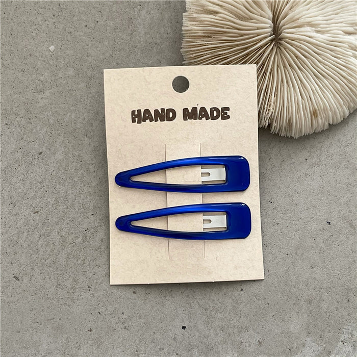 Wholesale New colored oil droplet bangs clip