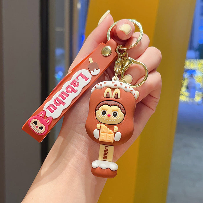 Wholesale  Bucktooth Doll School Bag Pendant Car Keychain