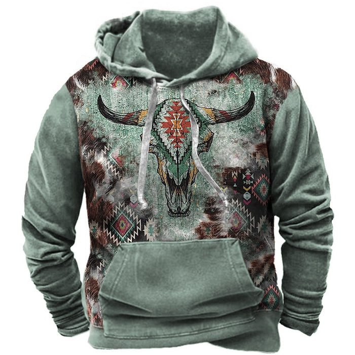 Wholesale Aztec Print Hoodie Sweatshirt JDC-CTS-OuFS001