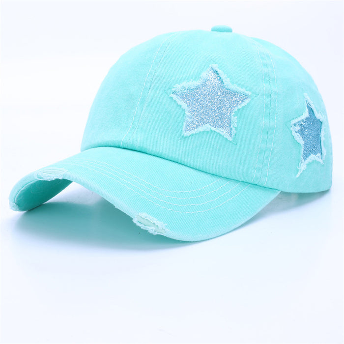 Wholesale Baseball cap for men, retro sun shading hat, washed cotton duckbill cap