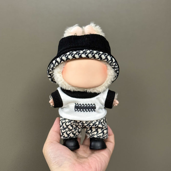 Wholesale Only clothes are suitable for 17cm blind box pendant plush doll clothes