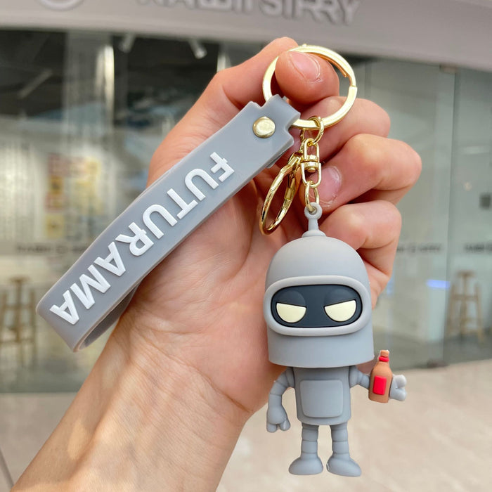 Wholesale Anime keychain, keychain, cartoon figurine, small gift