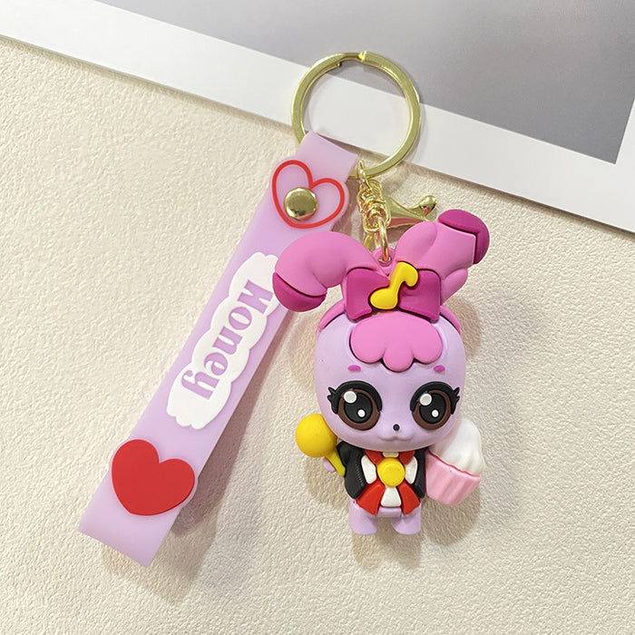 Wholesale Cute cartoon pendant school bag doll pendant keychain