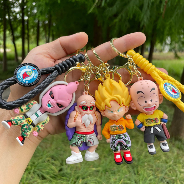 Wholesale Cartoon anime keychain, soft plastic figurine, backpack pendant, car keychain, small gift wholesale