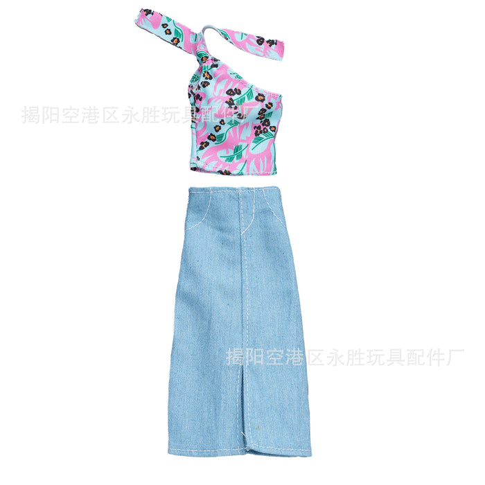 Wholesale Autumn clothes,  fresh and simple clothing mini design baby clothes girls'  toys