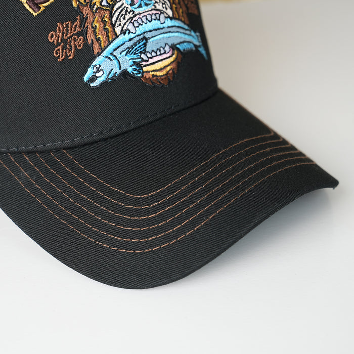 Wholesale Hard top three-dimensional baseball cap fishing casual hat 5-piece peaked cap