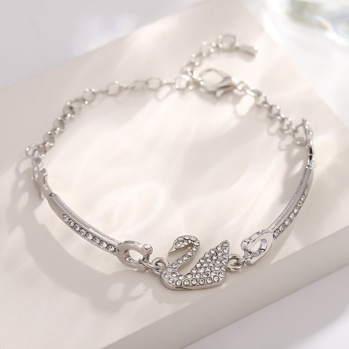 Wholesale Bracelet Swan Flash Fashion Jewelry
