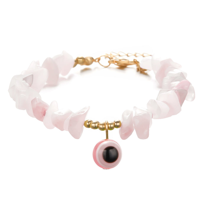 Wholesale Stone Bracelet Personalized Stone Eye Devil' s Eye Lobster Buckle Bracelet
