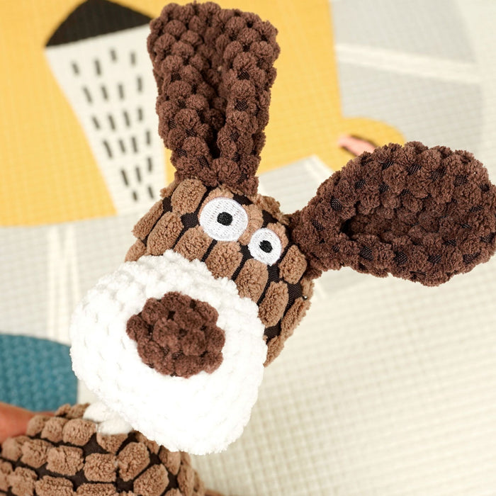 Wholesale Pet Dog Cotton Rope Molar Bite Resistant Cat Toy Plush Sound Interactive Cat Toy Dog Products