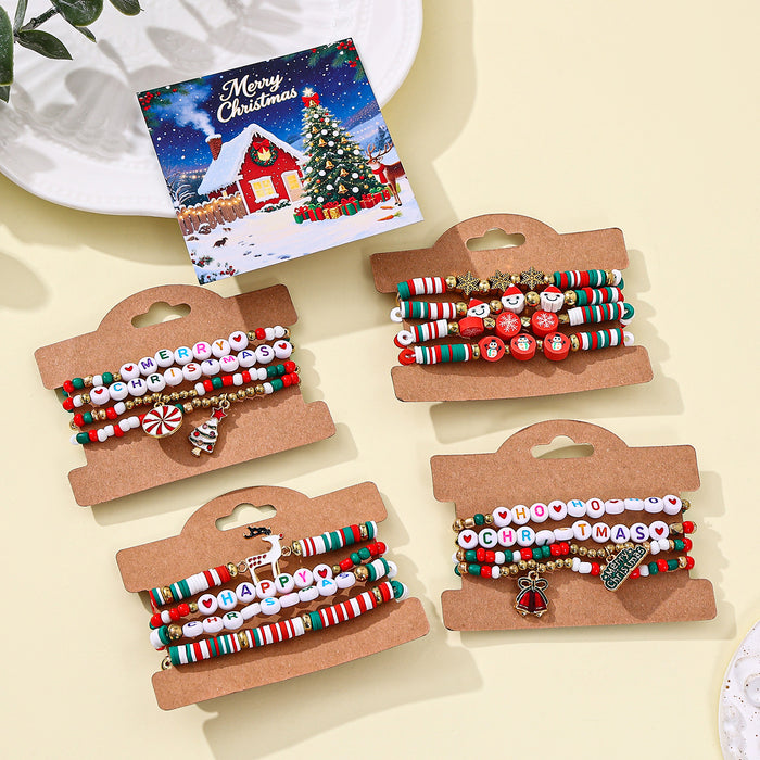 Wholesale Christmas-themed bracelet set